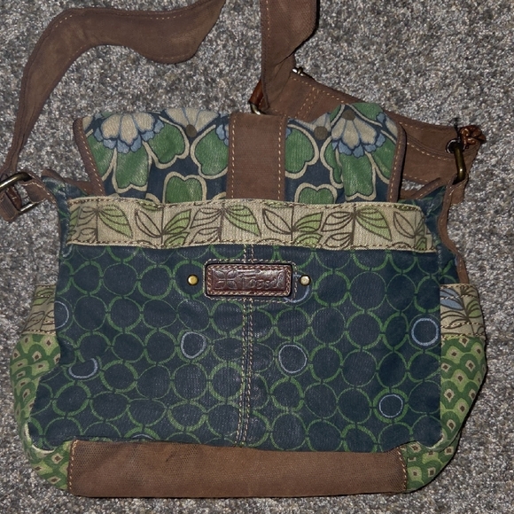 Vintage Fossil Crossbody Bag - Hippie / Boho / Floral - Picture 2 of 7